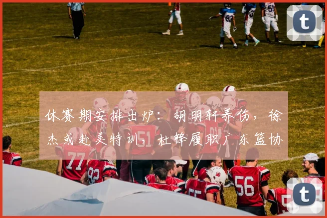 休赛期安排出炉：胡明轩养伤，徐杰或赴美特训，杜锋履职广东篮协